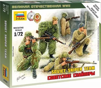 Plastikový model Zvezda 6193 soviet snipers 1:72