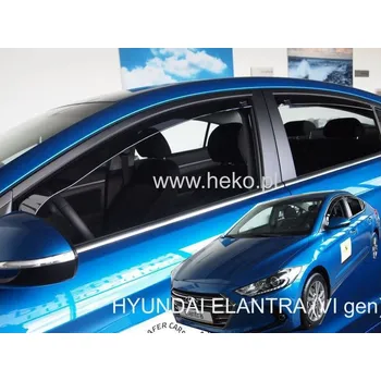Plexi ofuk oken HEKO Ofuky oken - Hyundai Elantra VI 4D r.v. 2016 (+zadní)