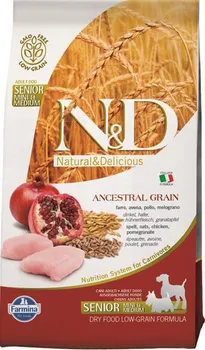 Krmivo pro psa N&D Low Grain Dog Senior Mini/Medium Chicken/Pomegranate