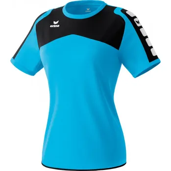 Míčový sport Erima ERIMA FERRARA DRES KRÁTKÝ RUKÁV - DÁMSKÝ - Světle modrá/Černá - 34