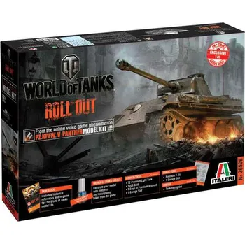 Plastikový model Italeri World of Tanks PZ.KPFW. V Panther 1:35