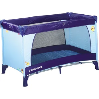 Dětská postýlka Patron Bohemia Skippy 2017, 853 Owl Blue