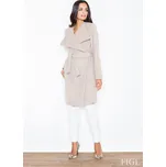 Dámský kabát Figl M408 béžový XL