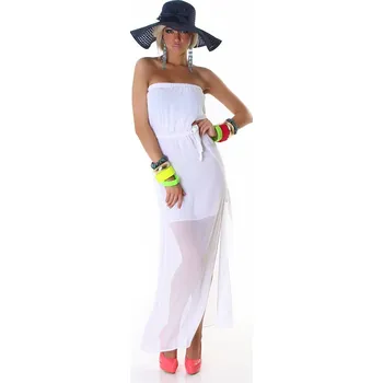 Dámské šaty Bílé šifonové šaty S