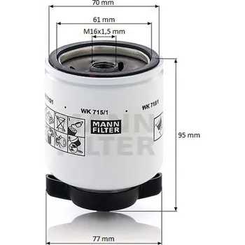 Palivový filtr Filtr paliva WK715/1