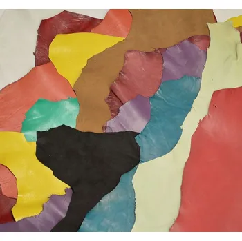 Hovězí kůže odřezky čalounických kůží mix barev