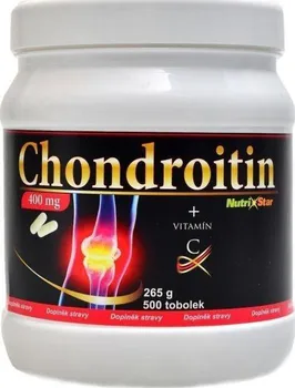 Kloubní výživa Nutristar Chondroitin 400 mg 500 cps.