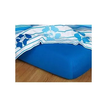 Prostěradlo Královská modř jersey prostěradlo 90x200 cm