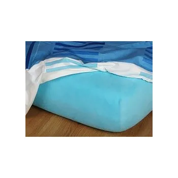 Prostěradlo Světlý tyrkys jersey prostěradlo 180x200 cm