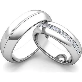 Prsten Stříbrné snubní prsteny ST1137