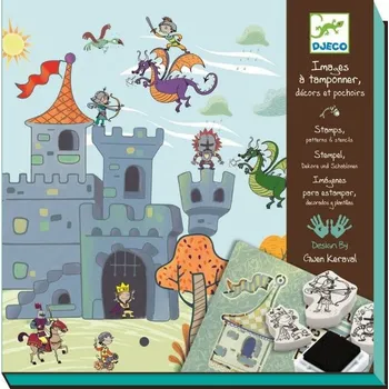 kreativní sada Djeco výtvarná sada Příběh rytíře