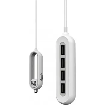 BOX Car Smart Charger (BX-BCC4USBWT)