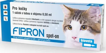 Antiparazitikum pro kočku Bioveta Fipron Spot-On pro kočky