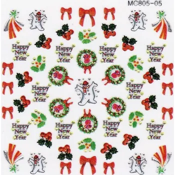 NehtyShop Vánoční nálepky MC05