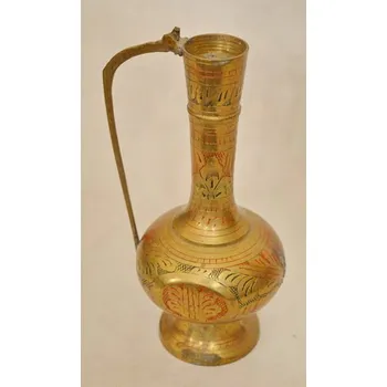 Karafa mosaz gravírovaná 22cm