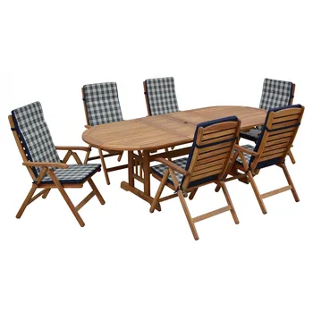 Zahradní sestava Asko Edinburgh 6+1