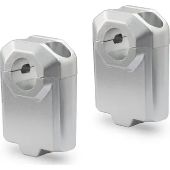 Zvýšení řidítek o 50 mm, pro řídítka Ø 22 mm ,stříbrné, SW-Motec