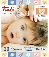 Trudi Baby Dry Fit s vrstvou Perfo-Soft Medium 4-9 kg 20 ks