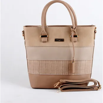 Kabelka David Jones 5555-2 světlehnědá (camel)