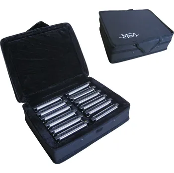 Dechový nástroj BLUES HARP HARMONIKY MSA 12 KS V KUFRU (MSA)