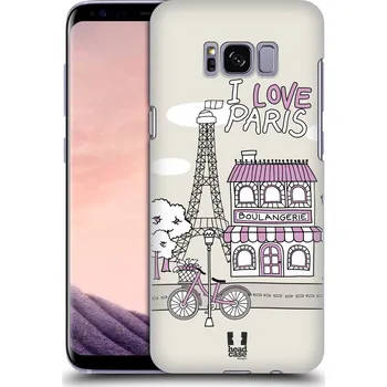 Pouzdro na mobilní telefon HEAD CASE plastový obal na mobil Samsung Galaxy S8 vzor Kreslená městečka FIALOVÁ, Paříž, Francie, I LOVE PARIS (Pouzdro plastové HEAD CASE na mobil Samsung Galaxy S8 vzor Kreslená městečka FIALOVÁ, Paříž, Francie, I LOVE PARIS)