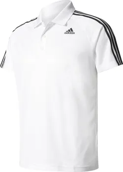 Pánské tričko adidas D2M 3S Polo bílá