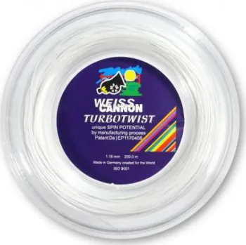 Struna na výplet tenisové rakety WEISS CANNON Turbotwist 200 m 1.18mm