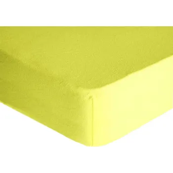 Prostěradlo Prostěradlo froté 120x200cm světle žluté Premium V19495