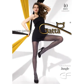 Dámské punčochy JUNGLE 09 40den-punčochové kalhoty Gatta nero-černé 3-M