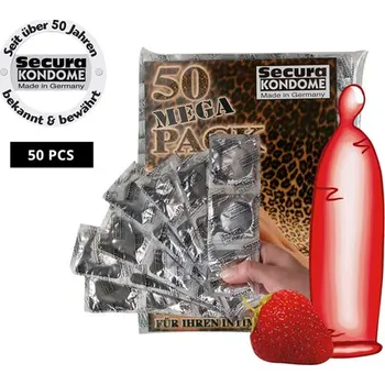 Kondom Secura Sweet Strawberry 50 ks