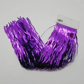 Vánoční dekorace Lameta vánoční 50cm vlnka tm.fialová (KL21250Y/DP)