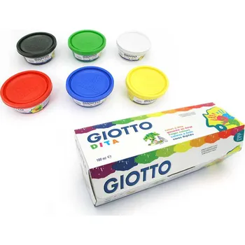 Speciální výtvarná barva Giotto Barvy prstové 6x 100 ml