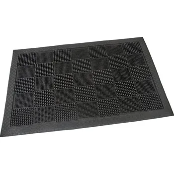 Rohožka Gumová čisticí venkovní vstupní rohož FLOMA Pin Squares - délka 40 cm, šířka 60 cm, výška 0,7 cm