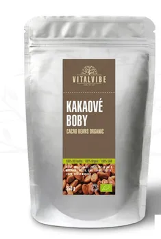 Vitalvibe Drcené kakaové boby bio - Peru 250 g