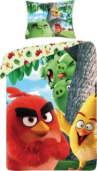 Ložní povlečení Halantex Angry Birds ve filmu red 140/200, 70/90 cm