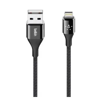 Belkin lightning kevlar 1,2 m černý