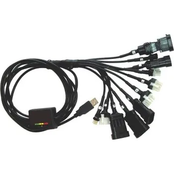 Autodiagnostika Diagnostika LPG Komplet s 11 adaptéry (univerzální USB adaptér pro LPG diagnostiku)