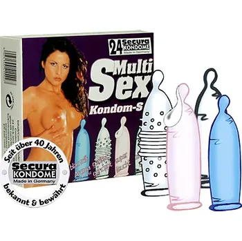 Kondom Secura Multi sex 24 ks