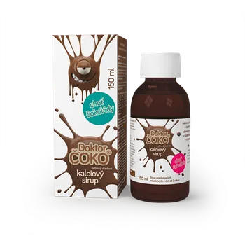 VULM Doktor Čoko Kalciový Sirup 150 ml VULM Doktor Čoko Kalciový Sirup 150 ml