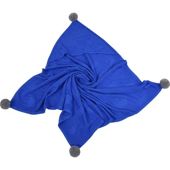 Dětská deka EKO PLE-43 Deka bambus zavinovací Blue