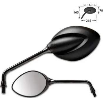 Zrcátko pro motocykl Zpětná zrcátka Strato na motorky i skútry