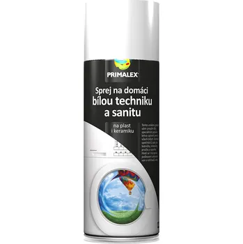 Barva ve spreji Primalex Sprej - barva na sanitu 400 ml bílá