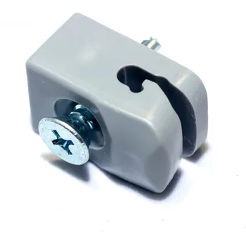 Příslušenství pro plot Příchytka ND PVC na sloupek - šroub šedá (šedá)