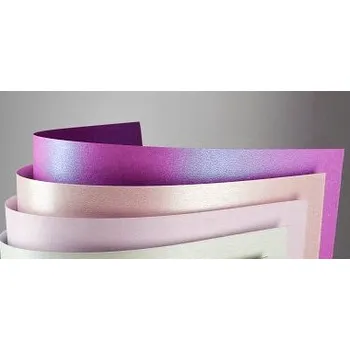 Výtvarný papír Tvrdý perleťový papír - fialový Millenium - A4