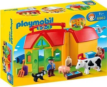 Stavebnice Playmobil Playmobil 6962 Moje první přenosná farma