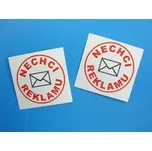 Samolepka "Nechci reklamu" malá