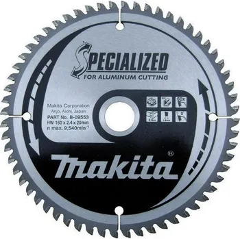 Pilový kotouč Makita Specialized Aluminium B-09656