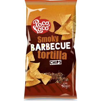 Tortilla Chips Poco Loco - Barbecue, 450 G