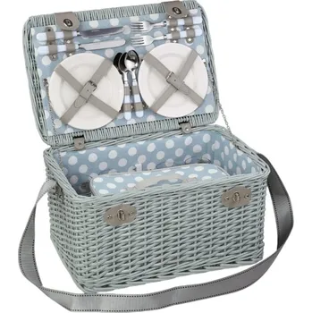 Cilio Paradiso modrošedý Piknikový koš Cilio Paradiso modrošedý