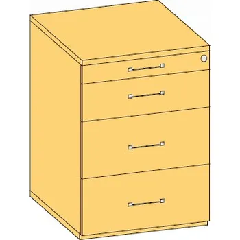 Zásuvkový kontejner BBP Orga Aer K4 540 :: částečný-dotah-plast